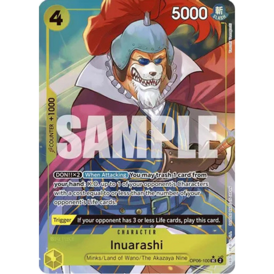 Inuarashi (Full Art) (OP06-100) - Premium Booster -The Best- Foil