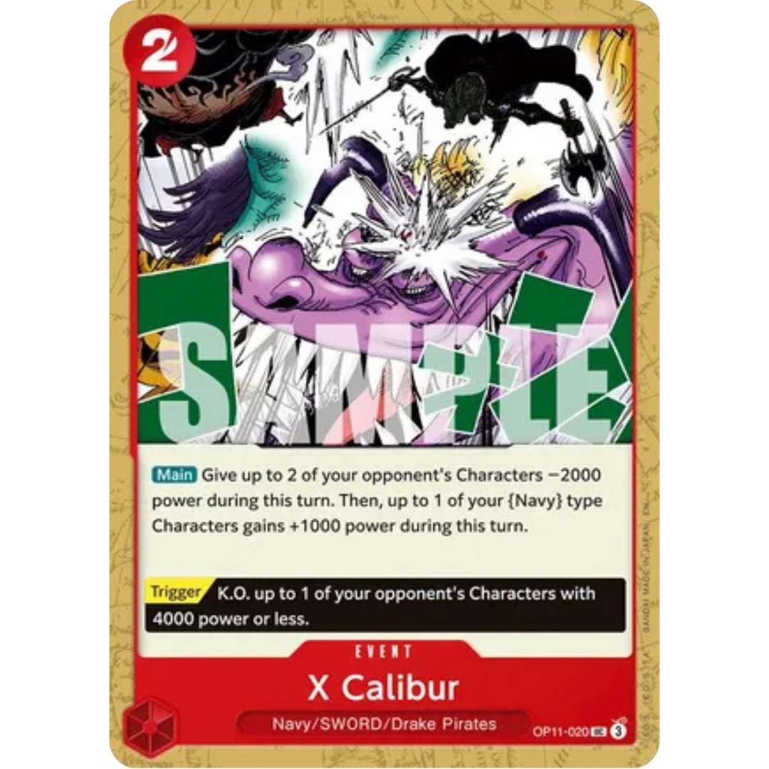 X Calibur (OP11-020) - A Fist of Divine Speed