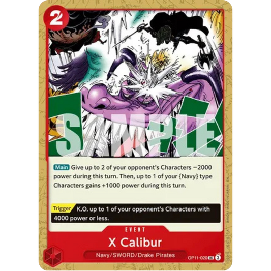X Calibur (OP11-020) - A Fist of Divine Speed
