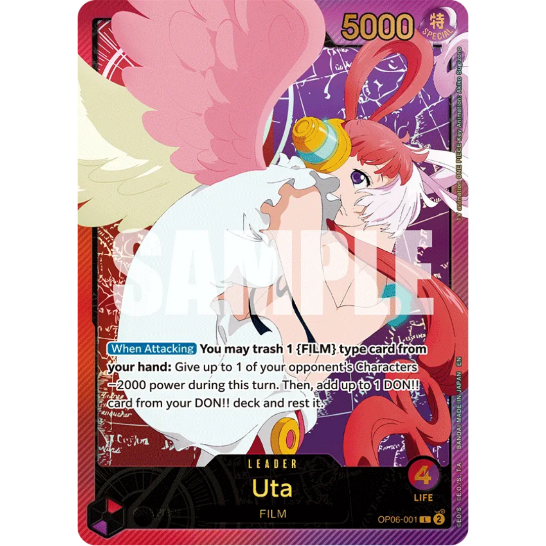 Uta (SPR) (OP06-001) - Extra Booster: Anime 25th Collection Foil