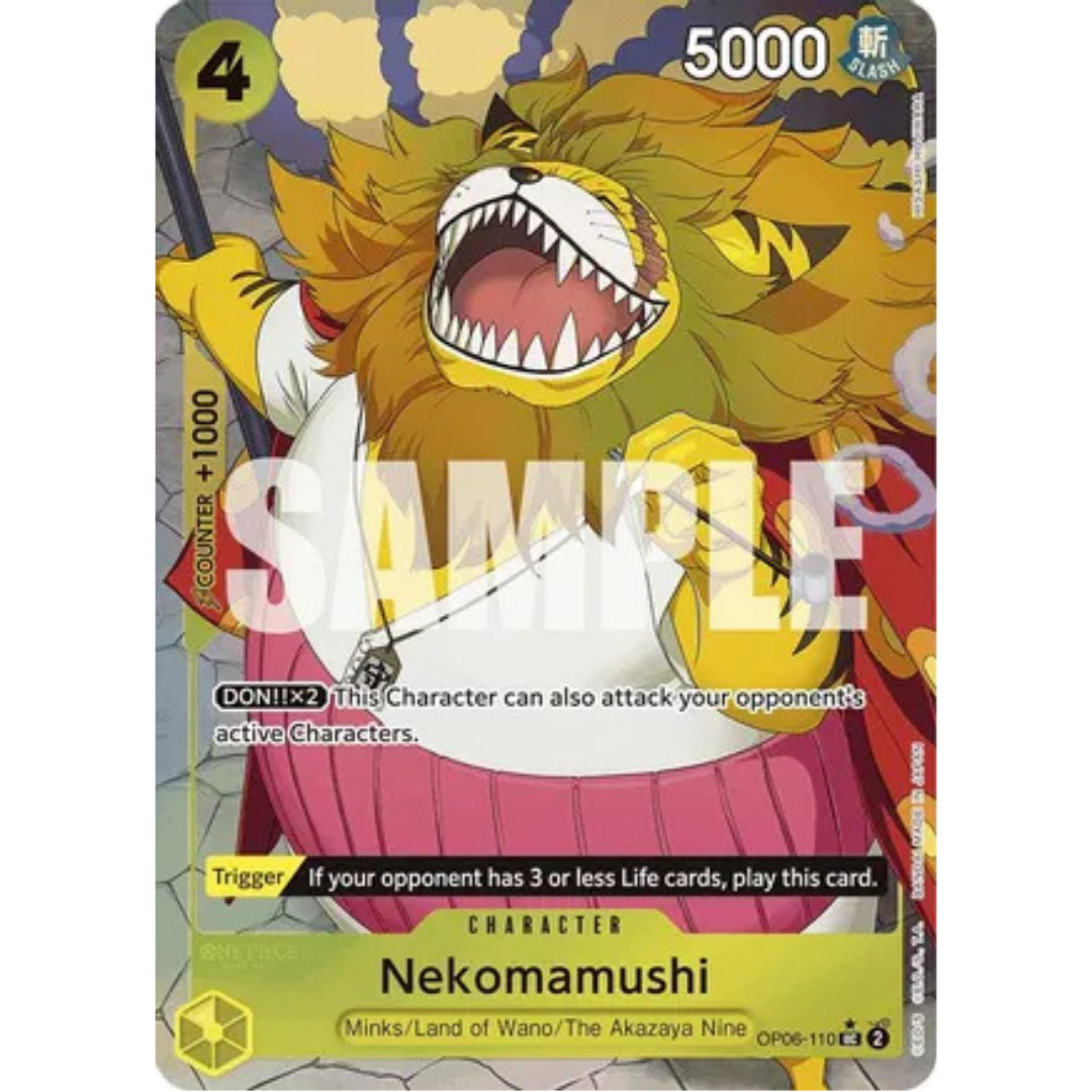 Nekomamushi (Full Art) (OP06-110) - Premium Booster -The Best- Foil
