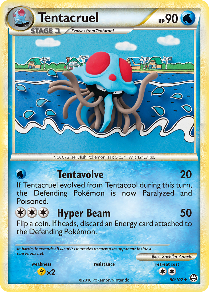 Tentacruel 050  Triumphant - Uncommon
