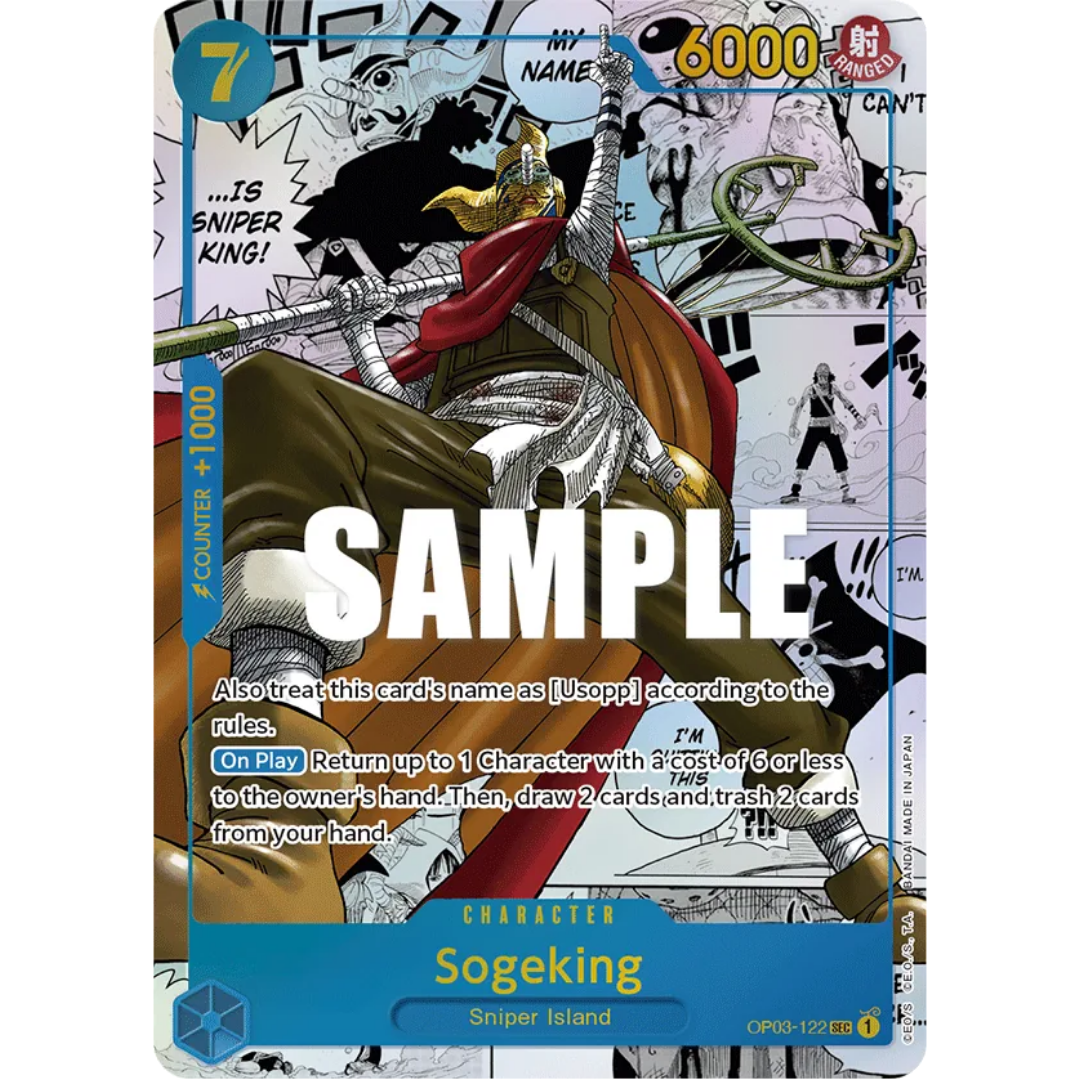 Sogeking (Alternate Art) (Manga) (OP03-122) - Pillars of Strength Foil