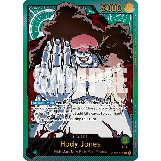 Hody Jones (SPR) (OP06-020) - Extra Booster: Anime 25th Collection Foil