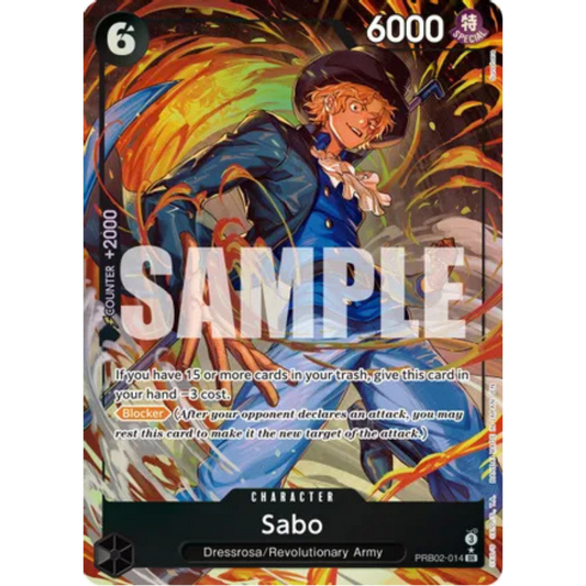 Sabo (Alternate Art) (PRB02-014) - Premium Booster -The Best- Vol. 2 Foil