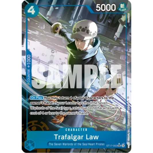 Trafalgar Law - ST17-002 (Alternate Art) (ST17-002) - Premium Booster -The Best- Vol. 2 Foil