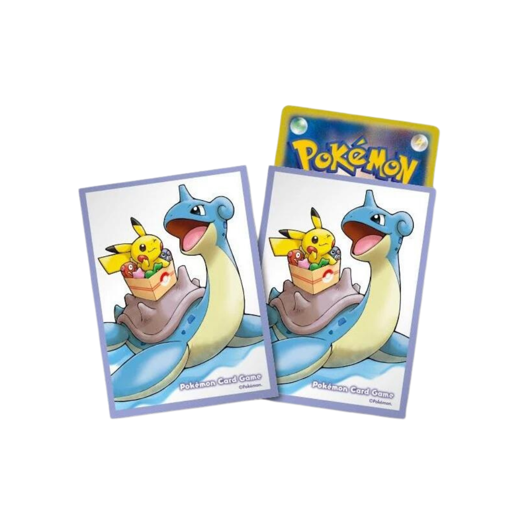 Card Sleeves - Lapras and Pikachu (64-Pack) (Pokemon Center Japan Exclusive)