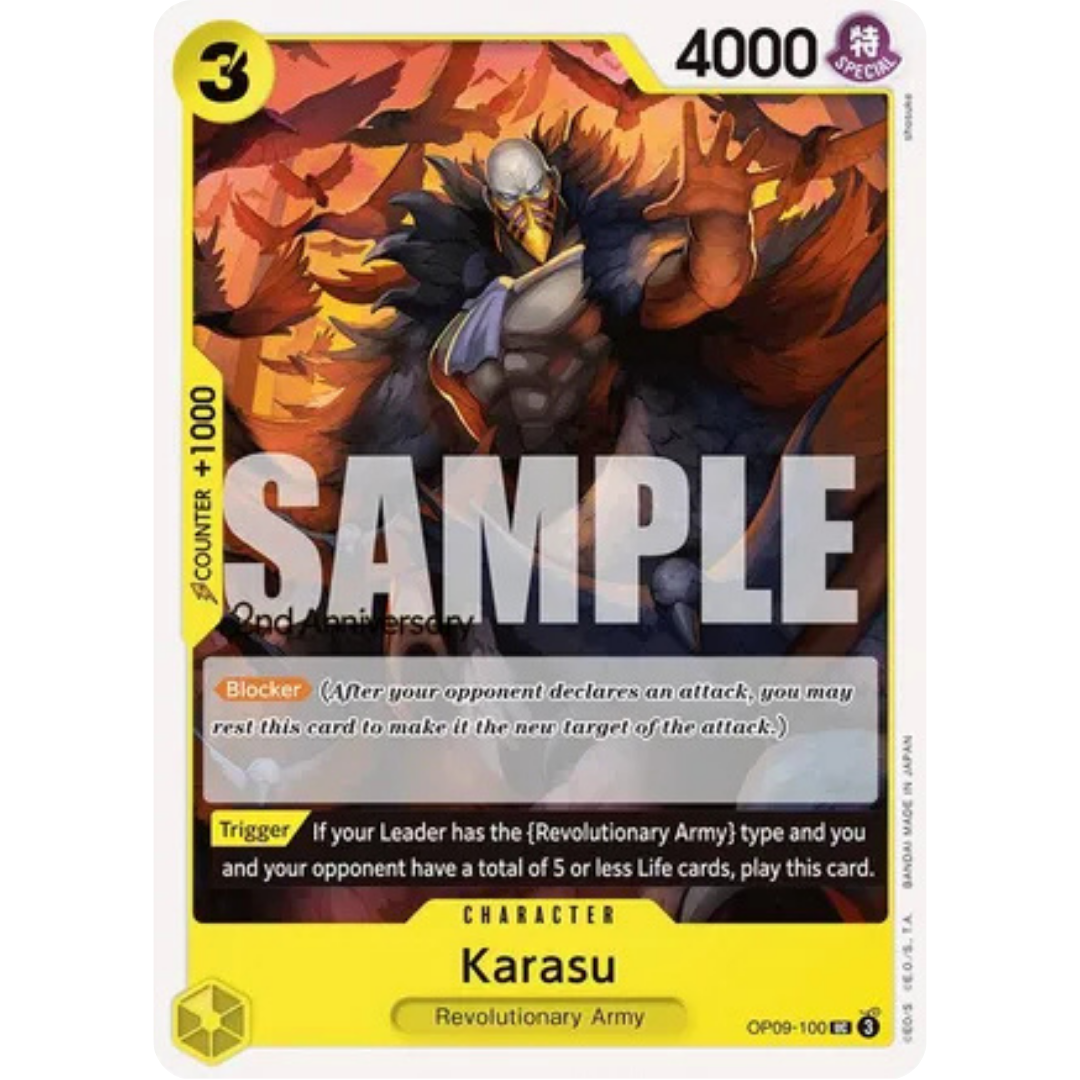 Karasu (OP09-100) - Emperors in the New World: 2nd Anniversary Tournament Cards