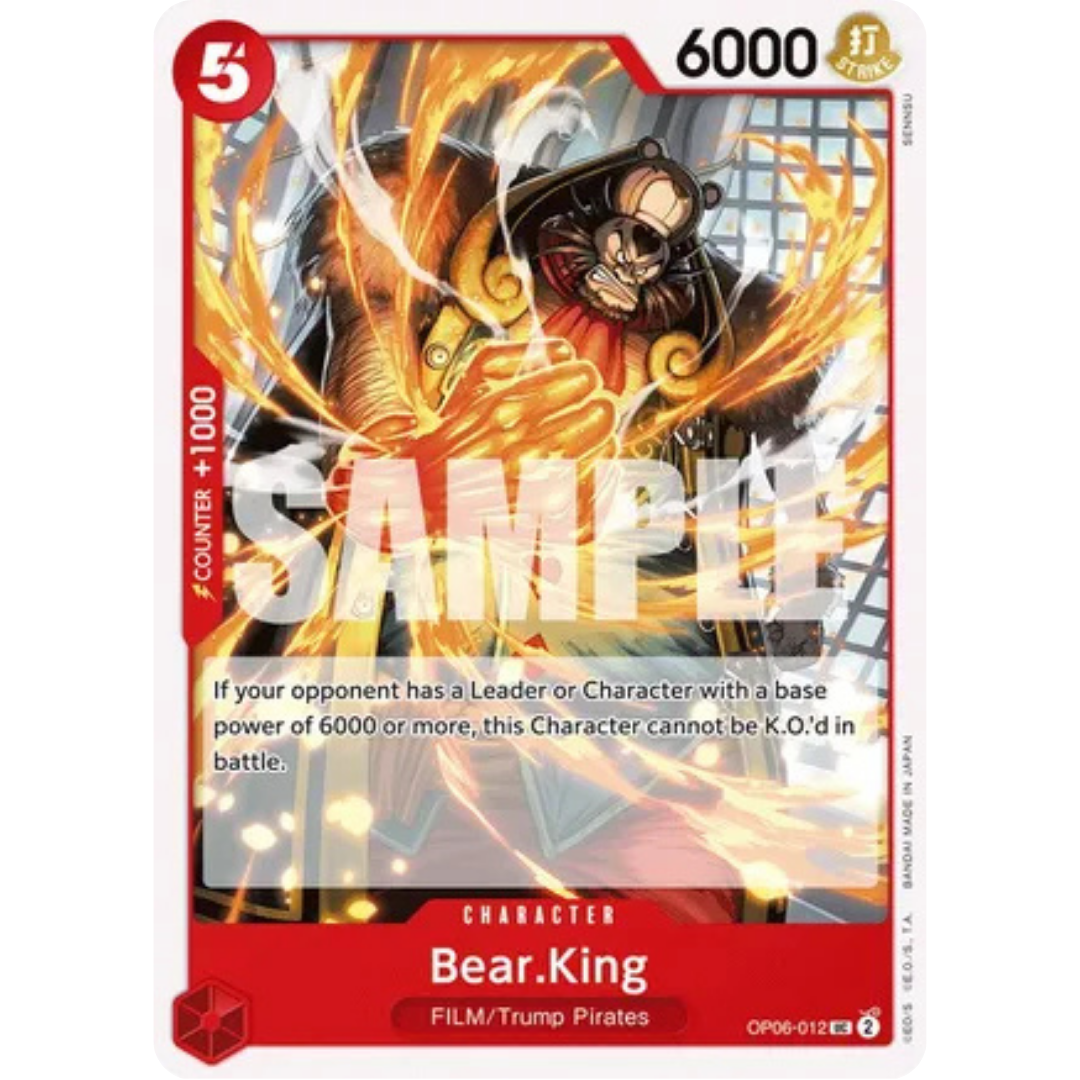 Bear.King (OP06-012) - Wings of the Captain
