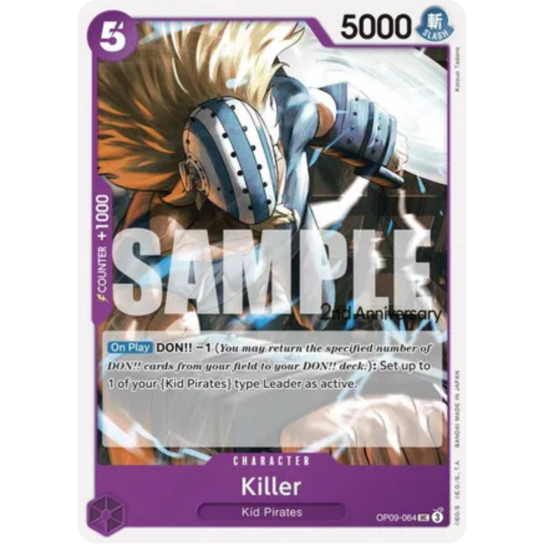 Killer (OP09-064) - Emperors in the New World: 2nd Anniversary Tournament Cards