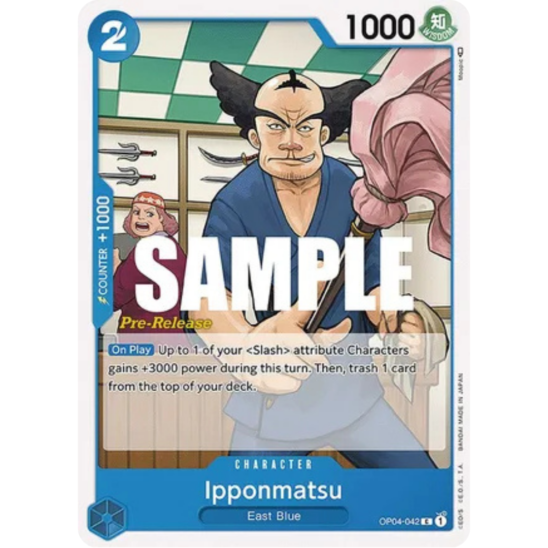 Ipponmatsu (OP04-042) - Kingdoms of Intrigue Pre-Release Cards
