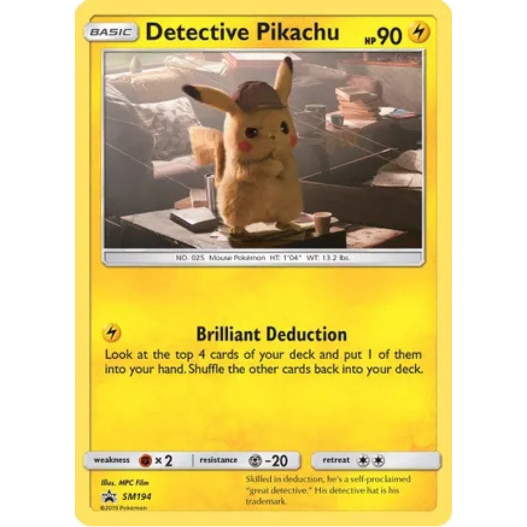 Detective Pikachu SM194  - Holofoil SM Promos - Promo