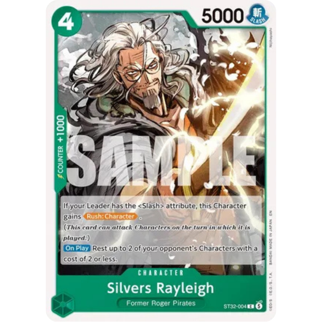 Silvers Rayleigh (ST32-004) - Starter Deck 32: GREEN Roronoa Zoro