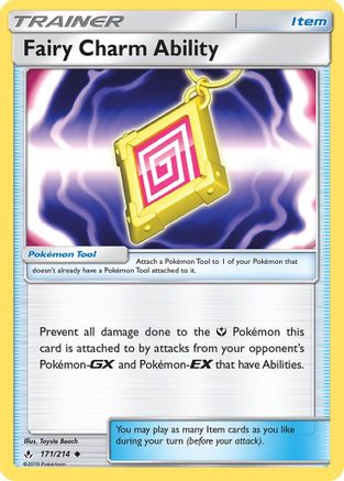 Fairy Charm Ability 171  SM  Unbroken Bonds - Uncommon