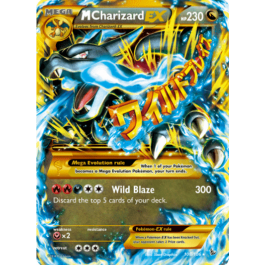M Charizard EX (X) (Secret) 108/106  - Holofoil XY  Flashfire - Secret Rare
