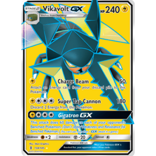 Vikavolt GX (134/145) [Sun & Moon: Guardians Rising]