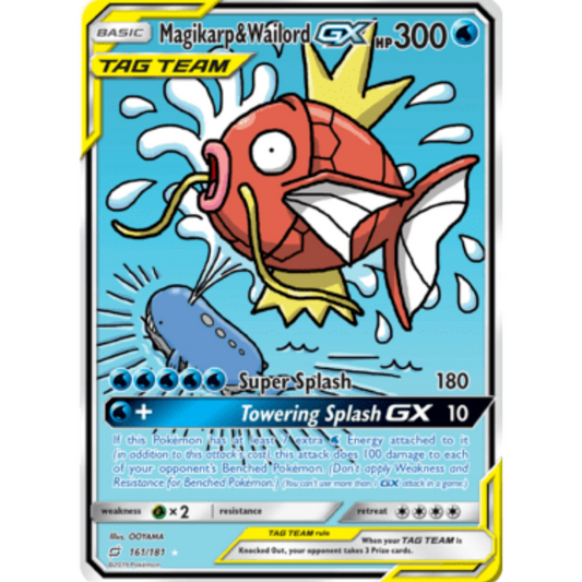 Magikarp & Wailord GX (161/181) [Sun & Moon: Team Up]