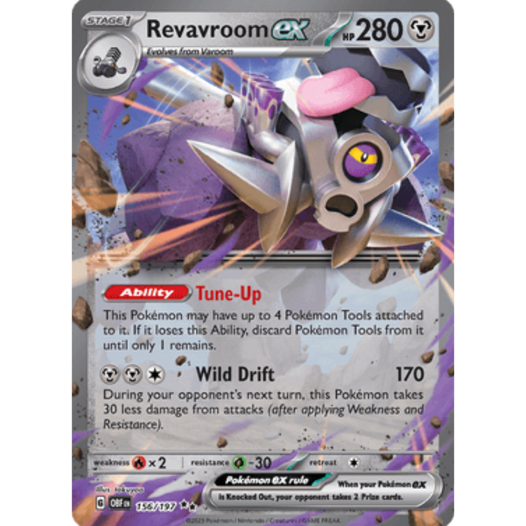 Revavroom ex (156/197) [Scarlet & Violet: Obsidian Flames]