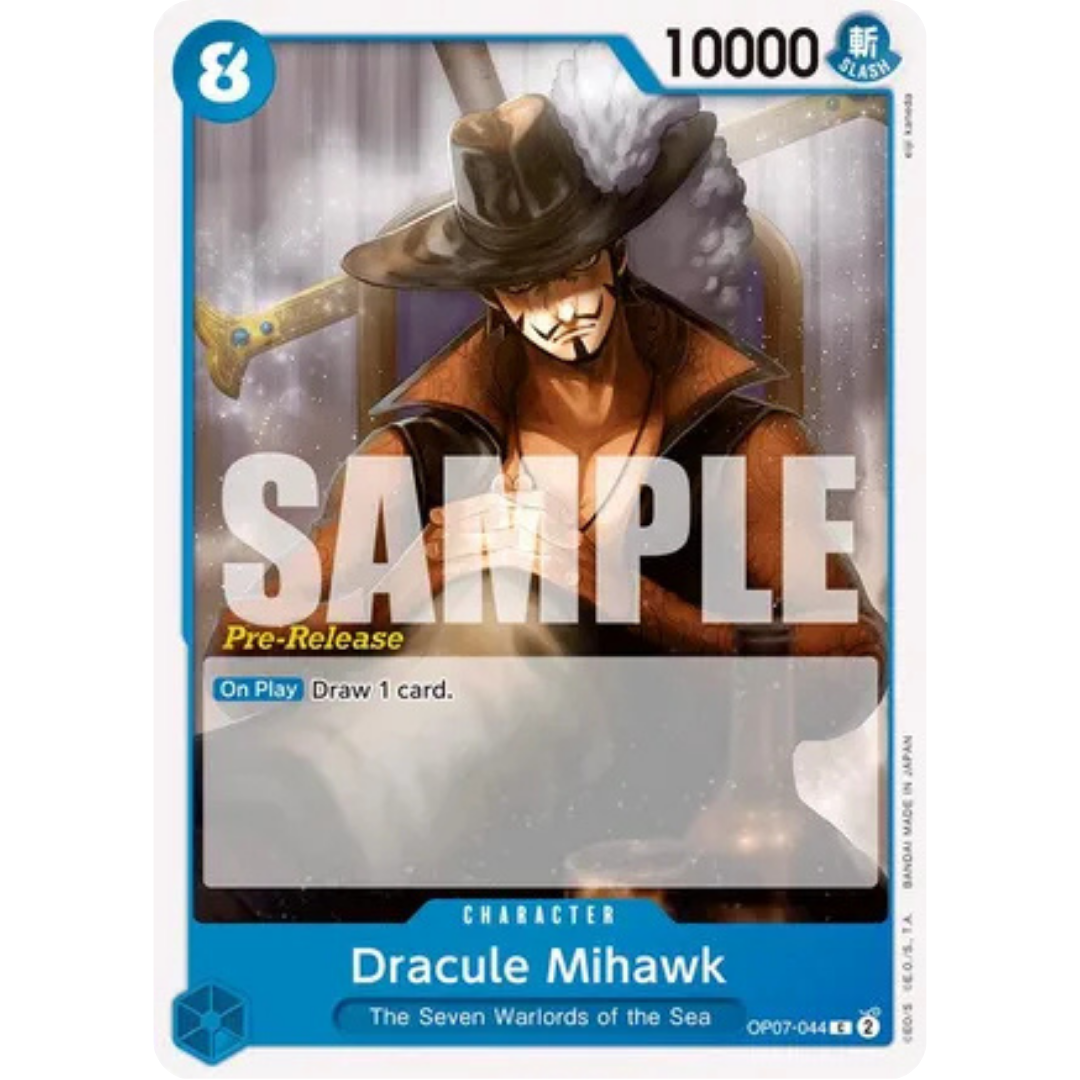 Dracule Mihawk (OP07-044) - 500 Years in the Future Pre-Release Cards