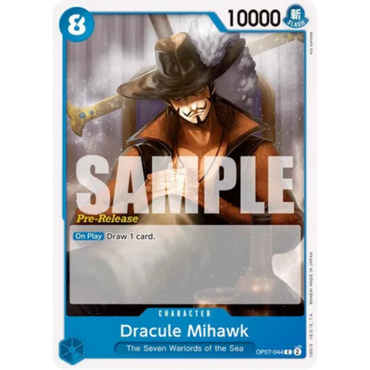 Dracule Mihawk (OP07-044) - 500 Years in the Future Pre-Release Cards