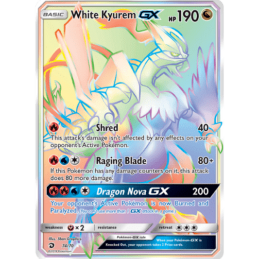 White Kyurem GX (74/70) [Sun & Moon: Dragon Majesty]