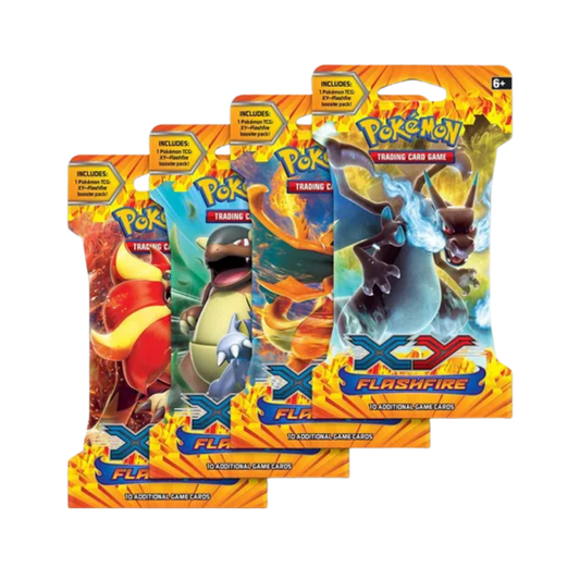 Flashfire Sleeved Booster Pack Art Bundle [Set of 4]