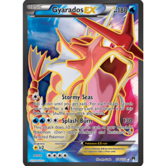 Gyarados EX (Full Art) 114/122  - Holofoil XY  BREAKpoint - Ultra Rare