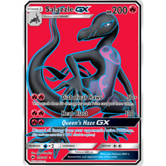 Salazzle GX (132/147) [Sun & Moon: Burning Shadows]