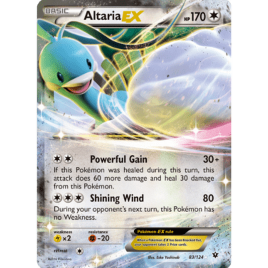 Altaria EX 083/124  - Holofoil XY  Fates Collide - Ultra Rare