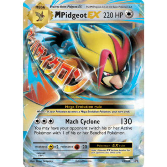 M Pidgeot EX 065/108  - Holofoil XY  Evolutions - Ultra Rare