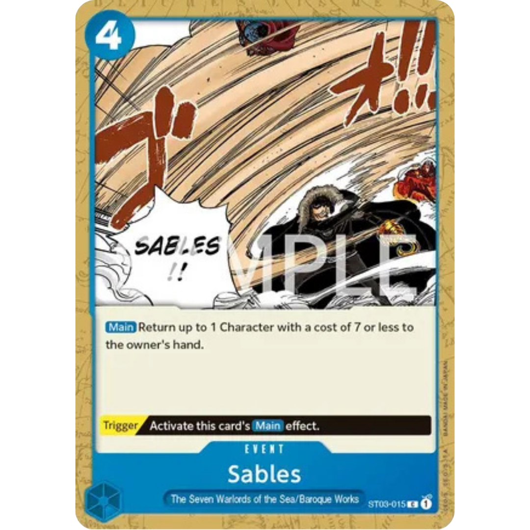 Sables (ST03-015) - Revision Pack Cards