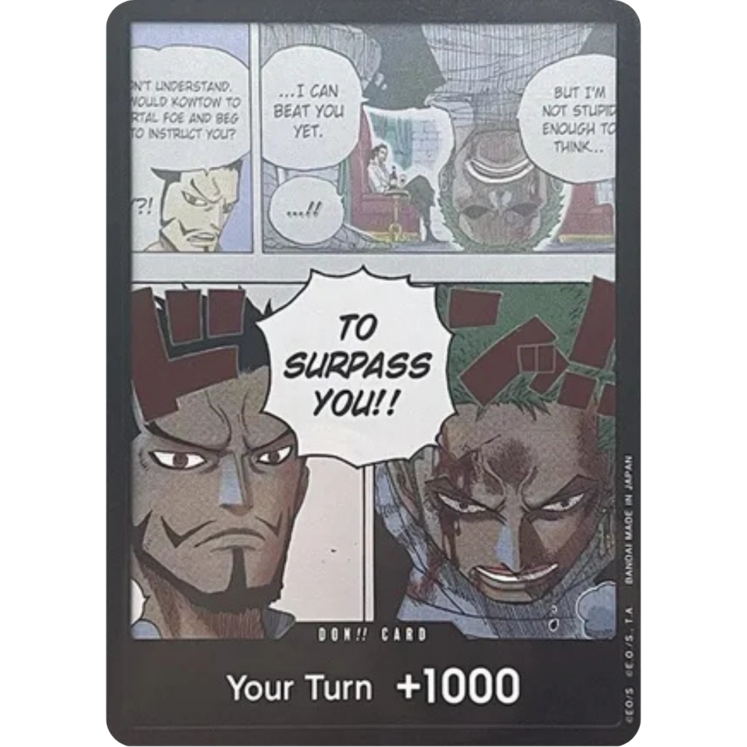 DON!! Card (Mihawk & Zoro) (Double Pack Set Vol. 3) - Wings of the Captain Foil