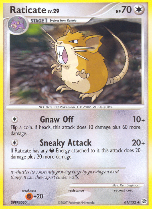 Raticate  Secret Wonders - Uncommon