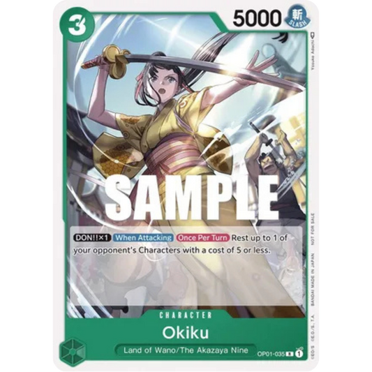 Okiku (Tournament Pack Vol. 4) (OP01-035) - One Piece Promotion Cards