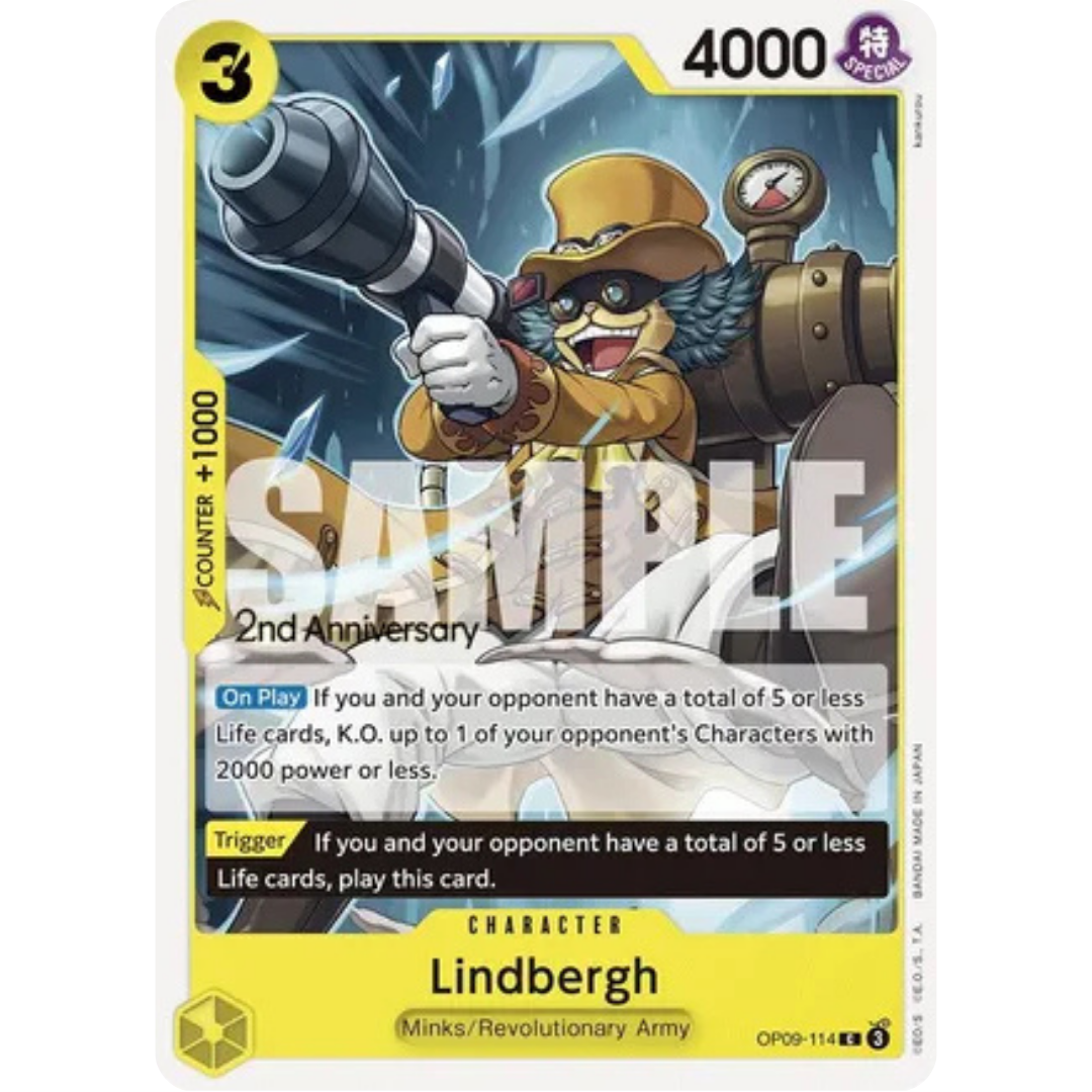 Lindbergh (OP09-114) - Emperors in the New World: 2nd Anniversary Tournament Cards