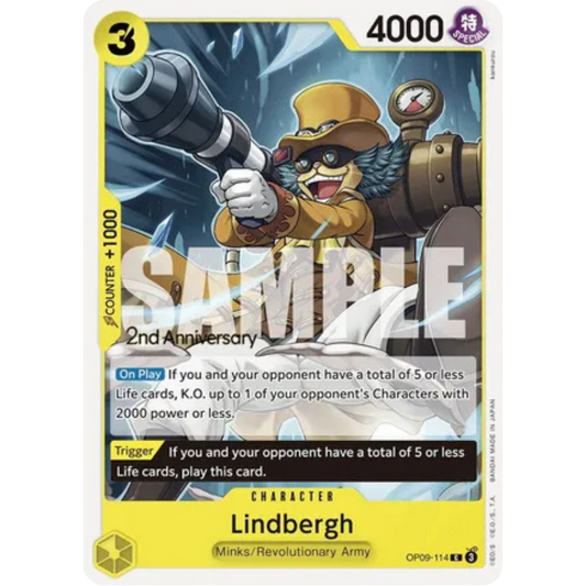 Lindbergh (OP09-114) - Emperors in the New World: 2nd Anniversary Tournament Cards
