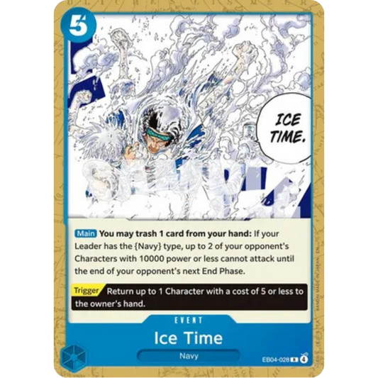 Ice Time (EB04-028) - Starter Deck 33: BLUE Kuzan