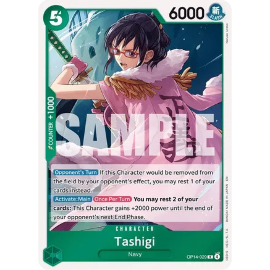 Tashigi (OP14-029) - The Azure Sea's Seven Foil