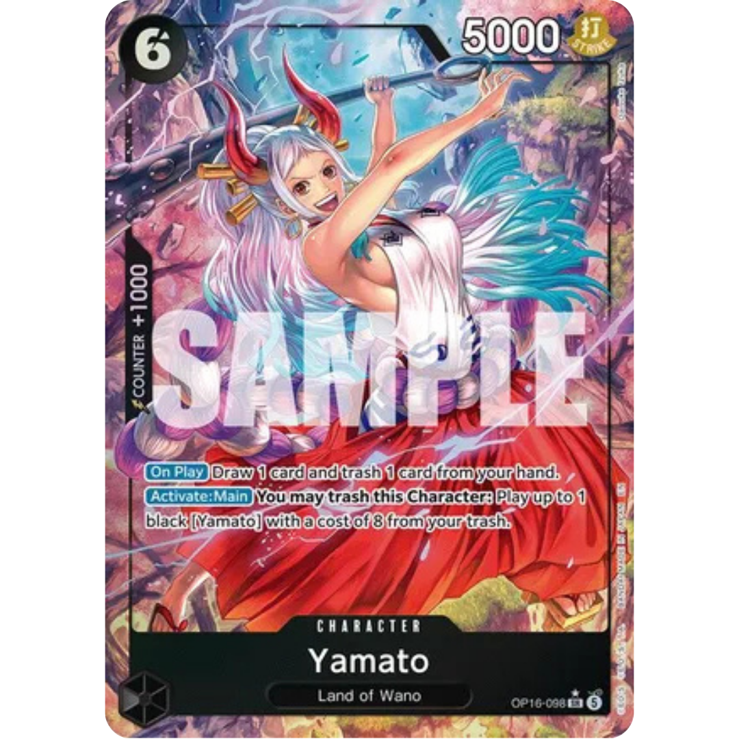 Yamato (098) (Alternate Art) (OP16-098) - The Time of Battle Foil