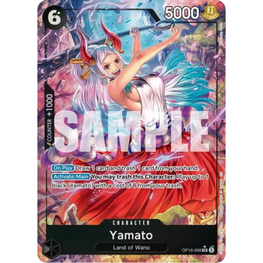Yamato (098) (Alternate Art) (OP16-098) - The Time of Battle Foil