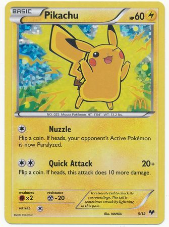 Pikachu - 5/12/12  - Holofoil McDonalds Promos 2014 - Promo