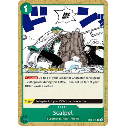 Scalpel (ST02-015) - Super Pre-Release Starter Deck 2: Worst Generation