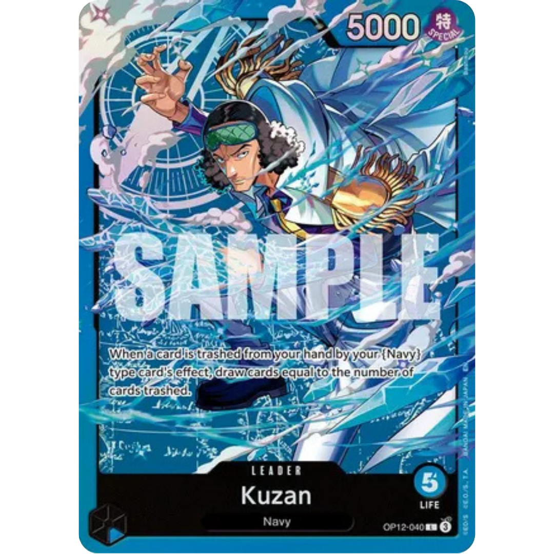 Kuzan (OP12-040) (OP12-040) - Starter Deck 33: BLUE Kuzan Foil