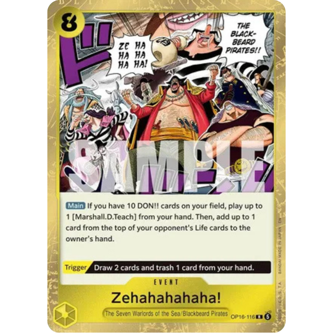 Zehahahahaha! (OP16-116) - The Time of Battle Foil