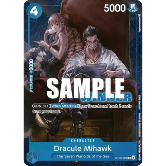 Dracule Mihawk (Winner Pack Vol. 4) (ST03-005) - One Piece Promotion Cards Foil