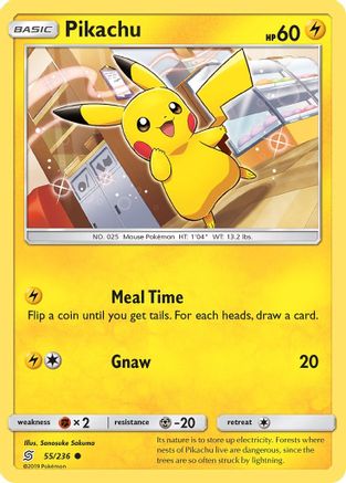 Pikachu (55) 055  SM  Unified Minds - Common