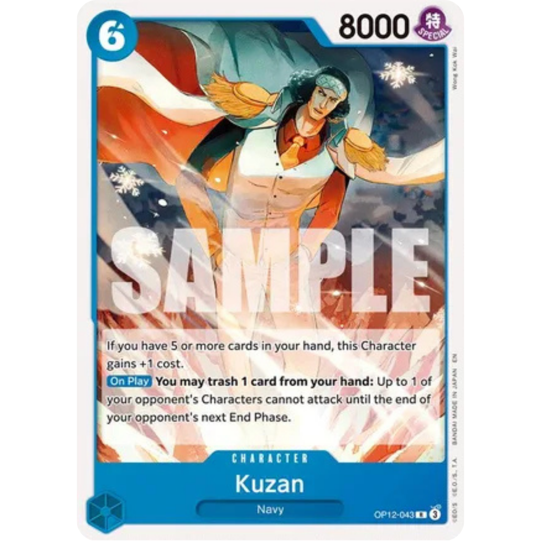 Kuzan (OP12-043) (OP12-043) - Starter Deck 33: BLUE Kuzan