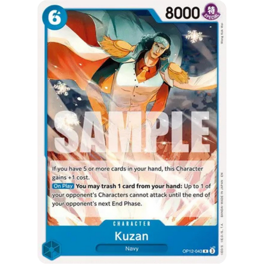 Kuzan (OP12-043) (OP12-043) - Starter Deck 33: BLUE Kuzan