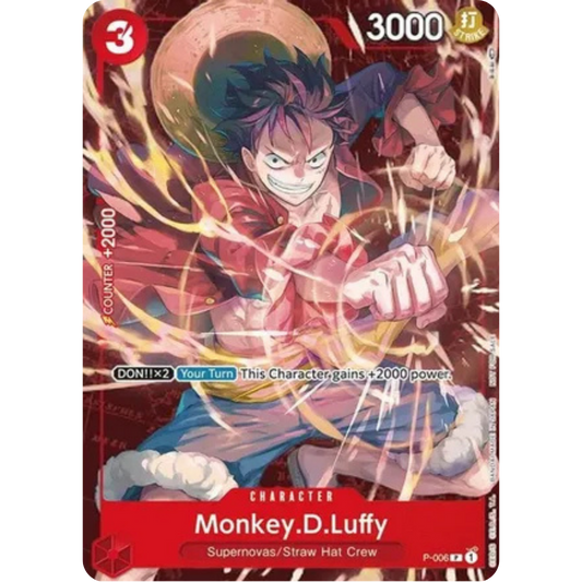 Monkey.D.Luffy - P-006 (Retail Promo) (P-006) - One Piece Promotion Cards