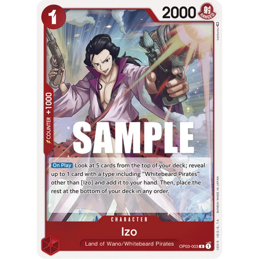 Izo (OP03-003) - Pillars of Strength Foil